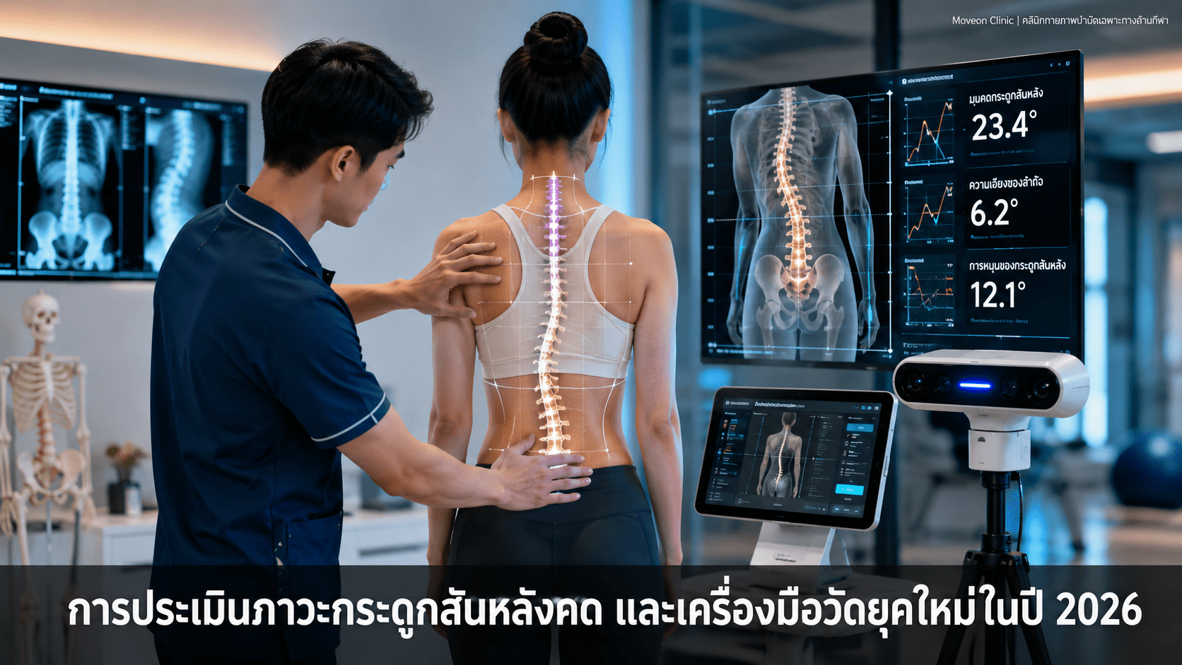 การประเมินอาการสันหลังคดและเครื่องมือวัดผลล่าสุดปี 2569