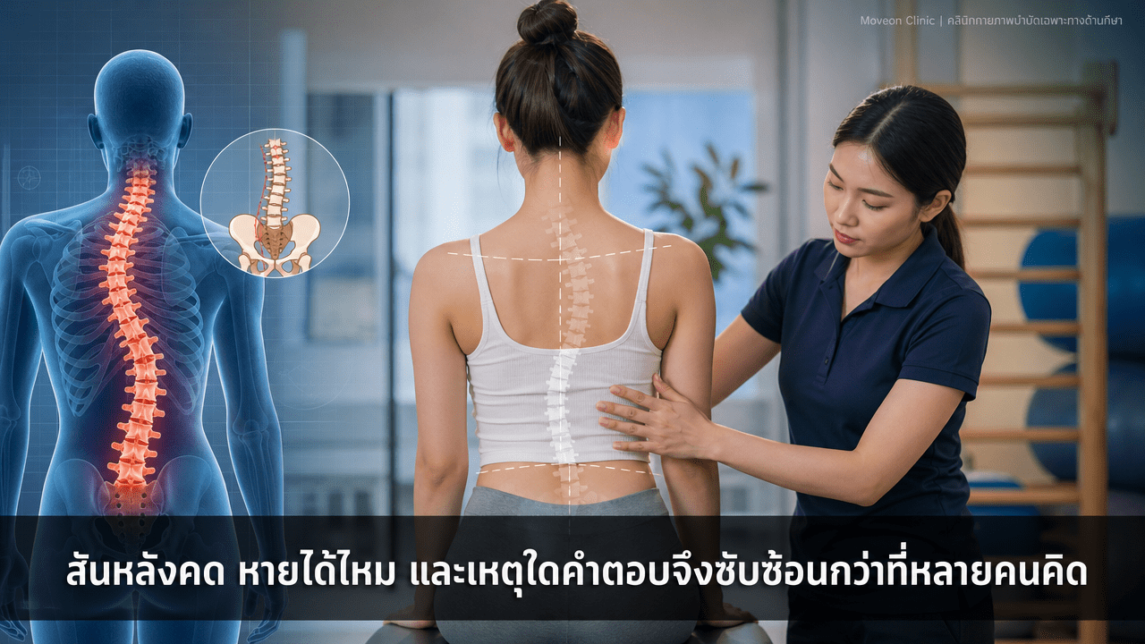 สันหลังคด หายได้ไหม และเหตุใดคำตอบจึงซับซ้อนกว่าที่หลายคนคิด